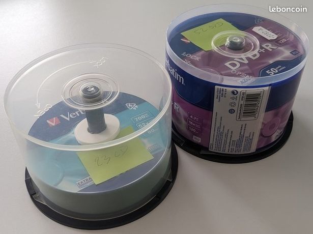CD et DVD inscriptibles vierges Verbatim