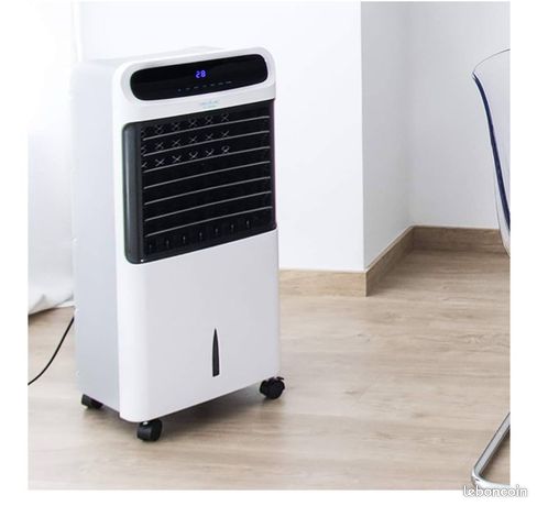 Cecotec Refroidisseur Portable à Évaporation EnergySilence PureTech 5500 Cool. 80 W Refroidissement Ioniseur et Ventilateur 12 L 3 Vitesses Télécommande Écran LCD Débit d'Air 500 m3/h