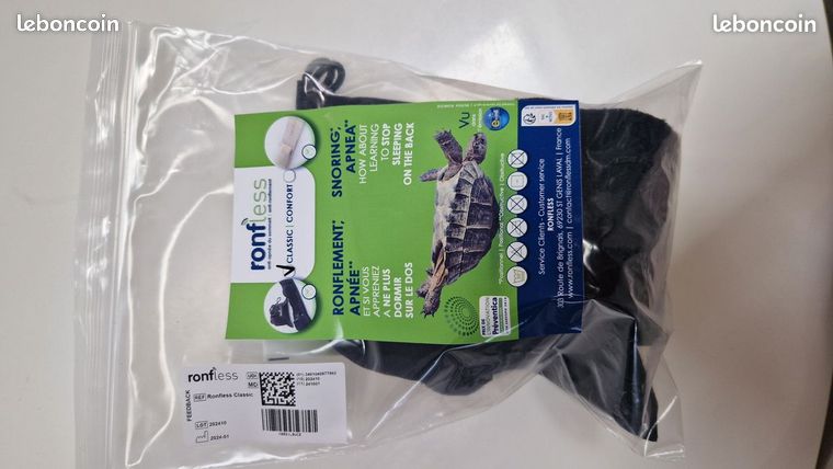 Ceinture anti-ronflement anti-apnée Ronfless