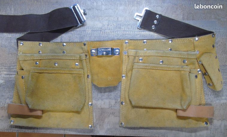 Ceinture porte outils en cuir Tapeholder
