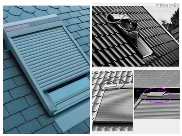 Cellule / Panneau Photovoltaïque - Solution d'adaptation universelle 16-24v - Volet Roulant / Motorisation d'ouverture VELUX Solaire V21 / V22 SSL pour batterie NiMh 108v - Neuf