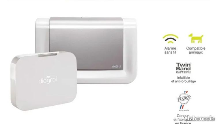 Centrale sirène diagral diag91agfk + box diagral diag56aax