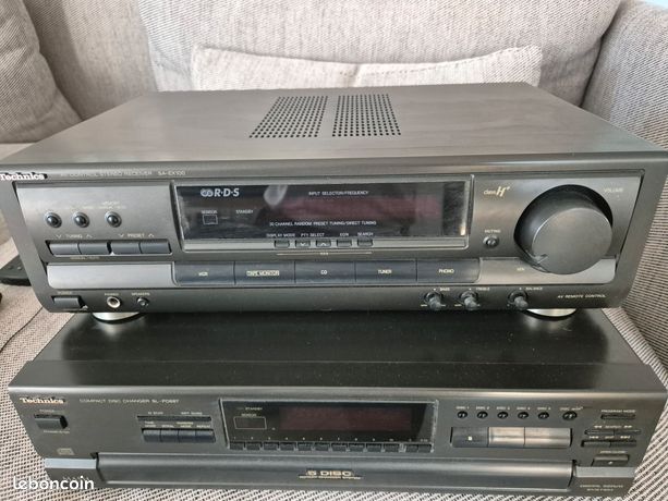 Chaine HIFI TECHNICS lecteur 5 CD avec 2 HP JMLab