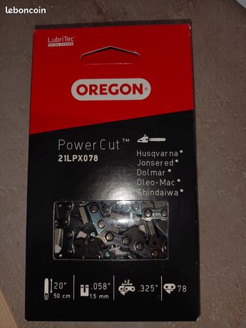 Chaine tronçonneuse oregon