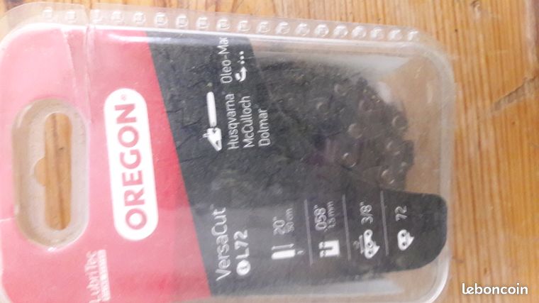 Chaines de tronçonneuse oregon