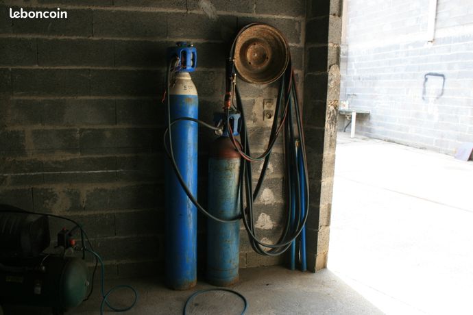 Chalumeau + bouteilles