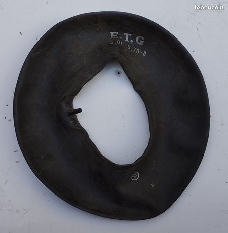 Chambre à air agricole ETG 5.00 / 5.70 - 8 valve droite tr13 - NEUVE
