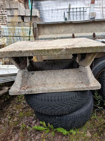 Chapeau de cheminée béton
