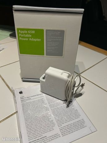 Chargeur Alimentation d'origine Apple 65 W
