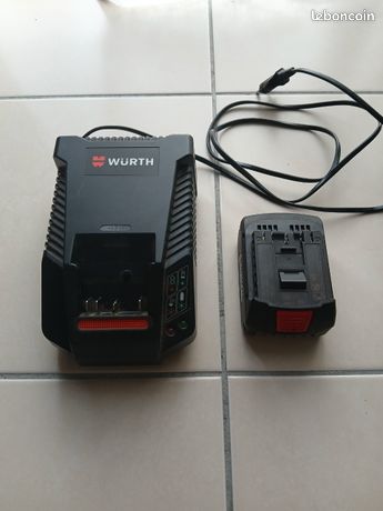 Chargeur + batterie wurth 18v