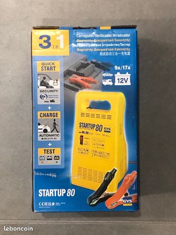 Chargeur démarreur testeur batterie GYS 350W