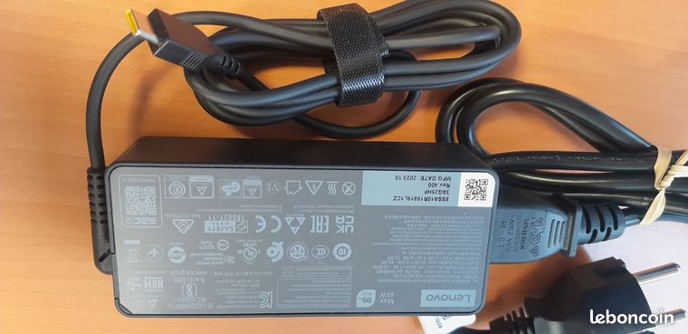 Chargeur lenovo 65w usb C