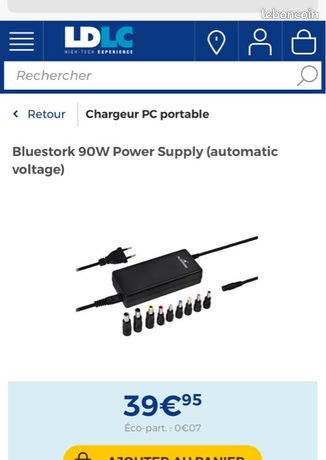 Chargeur pc portable 90 watts