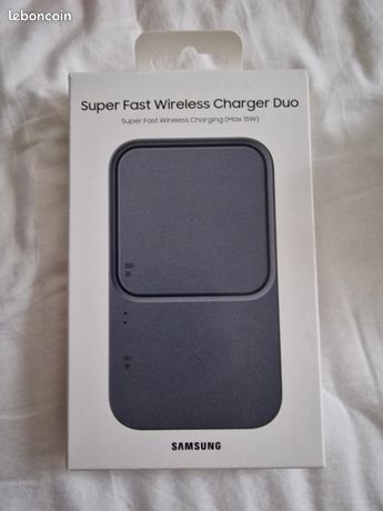 Chargeur Samsung Duo Super Fast Wireless 15W - Neuf