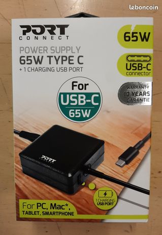 Chargeur USB-C 65w Neuf