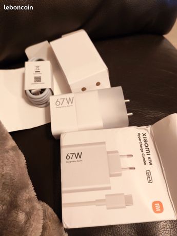 Chargeur XIAOMI OFFICIEL 67W NEUF