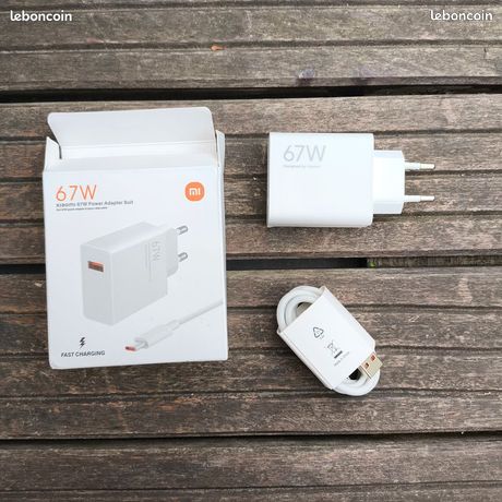 Chargeur Xiaomi 67W Turbo Charge rapide
