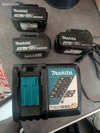 Chargeur Makita batterie 3A