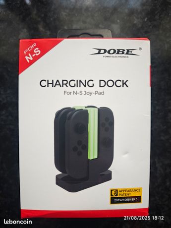 Chargeur pour joycon Nintendo switch