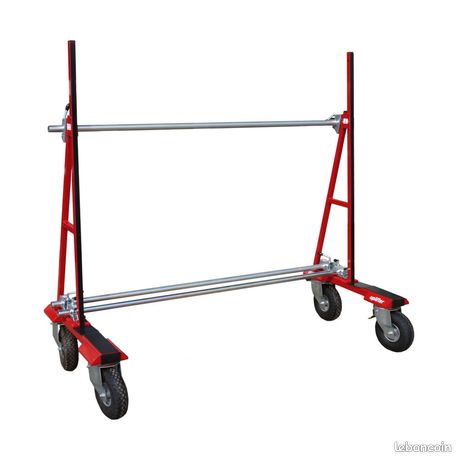 Chariot de transport special vitre