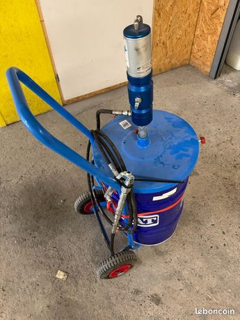 Chariot graissage pneumatique