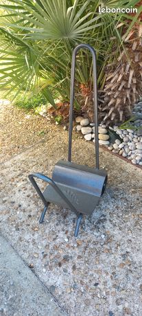 Chariot métal pour le bois