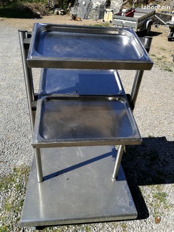 Chariot porte couverts pour self