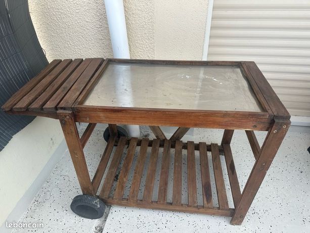 Chariot pour plancha