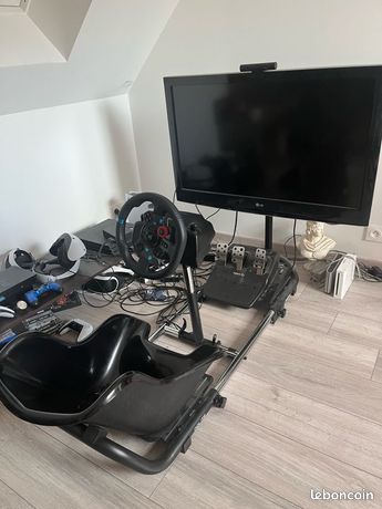 Chassis et siège simracing oplite nitro kart