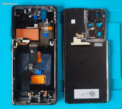 Châssis/LCD H.S Samsung S21 ultra SM-G998/DS Noir/boutons