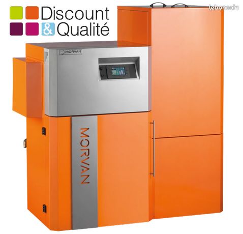 Chaudière à Granulés 18kW MORVAN GM Easy 18 avec Réservoir à Granulés 522631