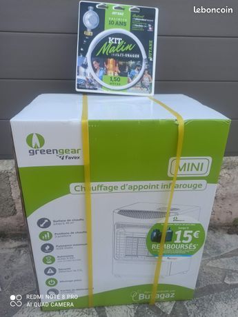 Chauffage appoint gaz NEUF