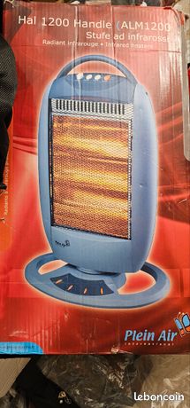Chauffage halogen reglable de 400 à 1200W en parfaite état