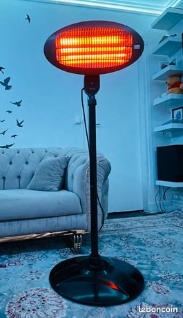 Chauffage infrarouge 2000W réglable 132-210cm 3 niveaux