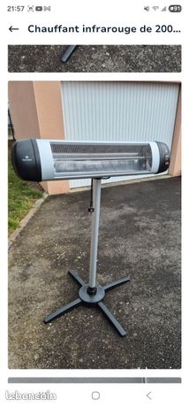 Chauffant infrarouge de 2000 watts