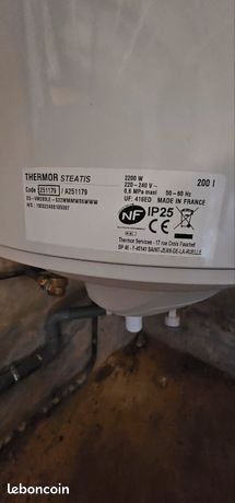 Chauffe eau 200 litres