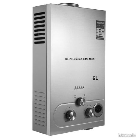 Chauffe-eau à gaz instantané 6 litres/min installation facile et rapide