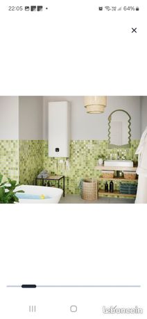 Chauffe eau électrique extra plat SAUTER GUELMA neuf. Dimensions voPrix magasin