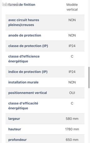 Chauffe eau électrique