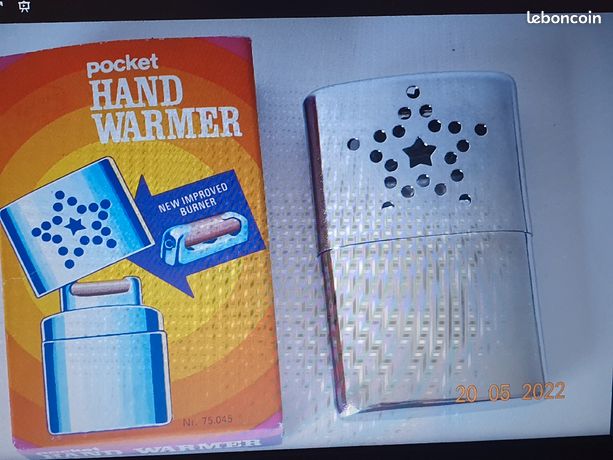 Chauffe-Mains de Poche en Acier