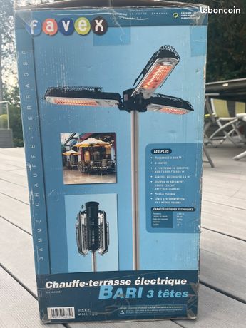 Chauffe terrasse électrique 3 têtes Neuf