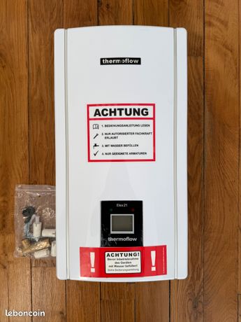 Chauffe Eau Instantanné Thermoflow 21 kW 400 V / 55 °C/Raccord G 1/2" / 11,8 L/min
