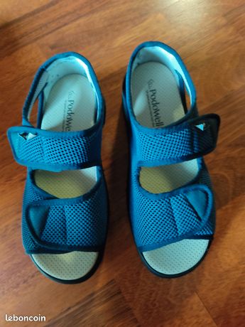 Chaussures orthopédiques unisexes marque podowell taille 41 couleur bleu état neuf