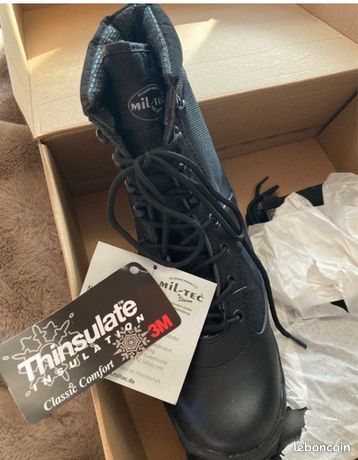 Chaussures sécurité type Rangers miltec