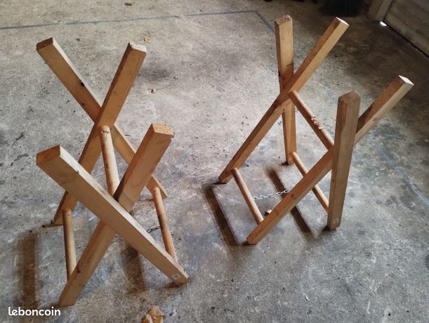 Chevalets pour bûche