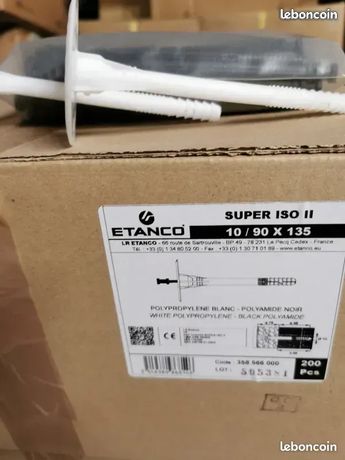 Chevilles pour isolant 10/90x135