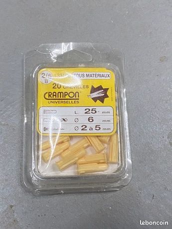 Chevilles universelles Ø 6 mm