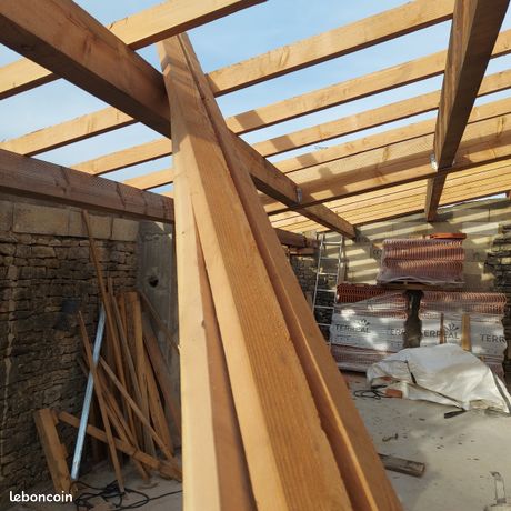 Chevrons bois charpente