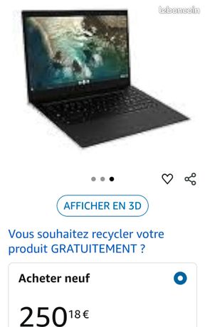 Chromebook Go 14" Celeron 8Go