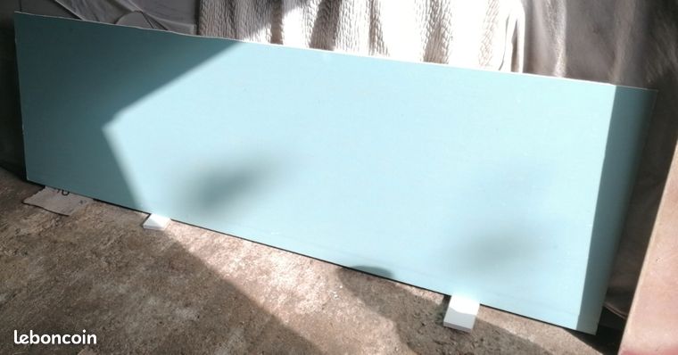 Chute placo hydrofuge vert